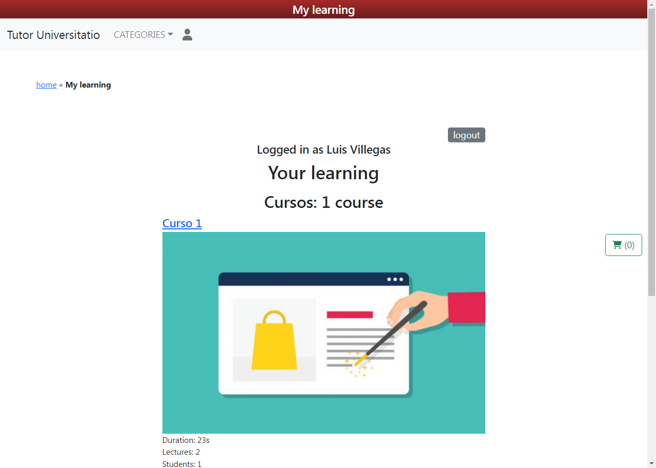learning page