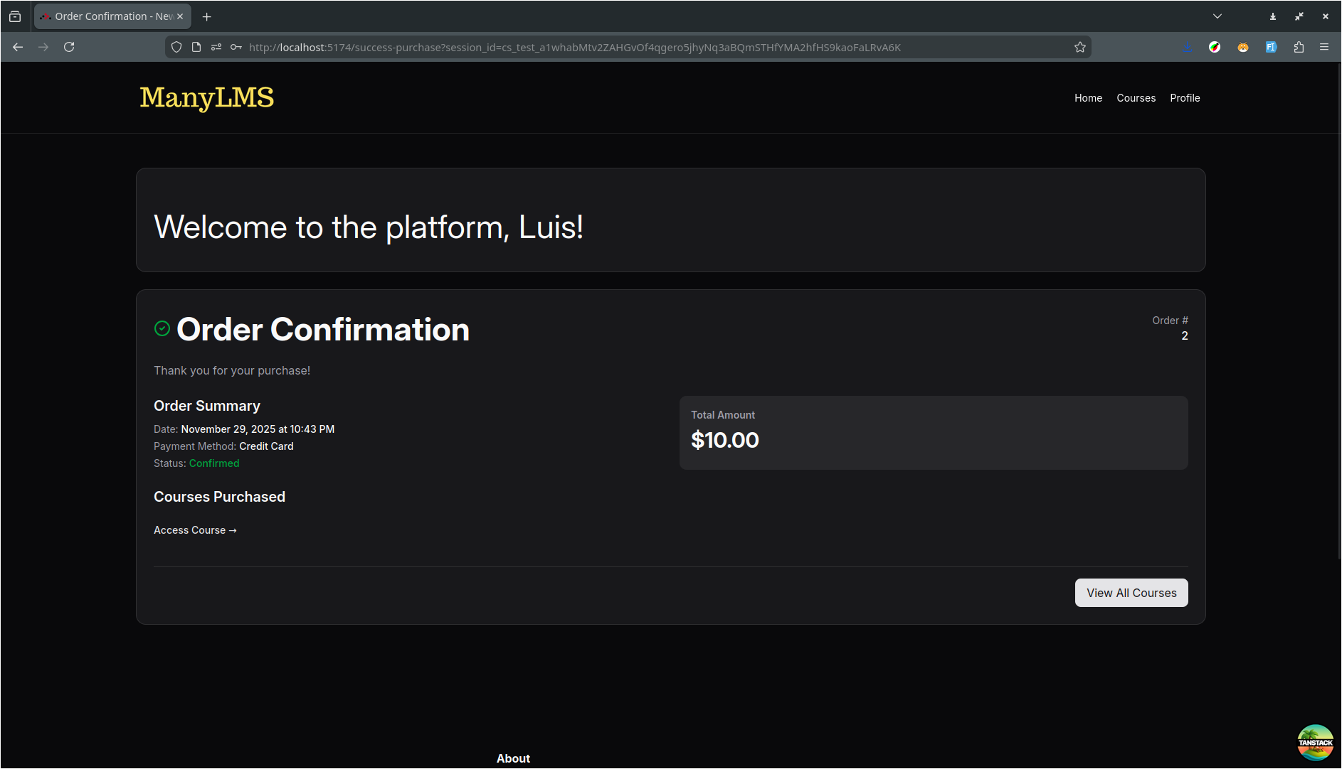 successful payment 2